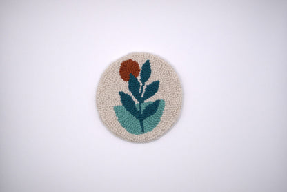 Boho Punch Needle Coasters