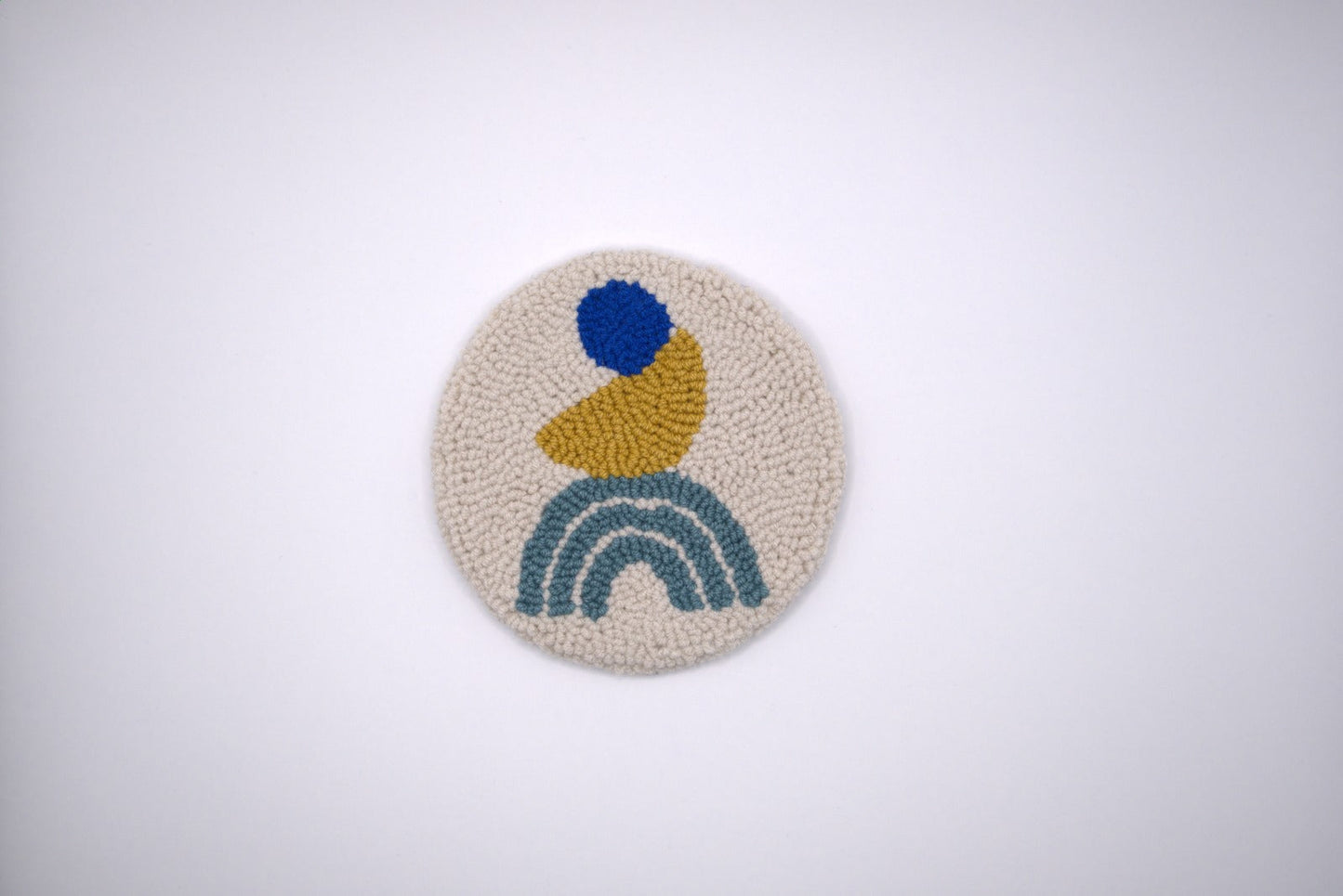 Boho Punch Needle Coasters