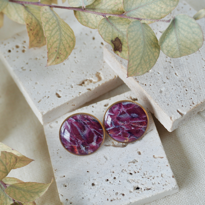 Celestia Large Bezel Stud