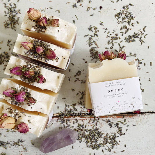 Handcrafted Soap: Peace A Calming Embrace for Your Skin and Senses
