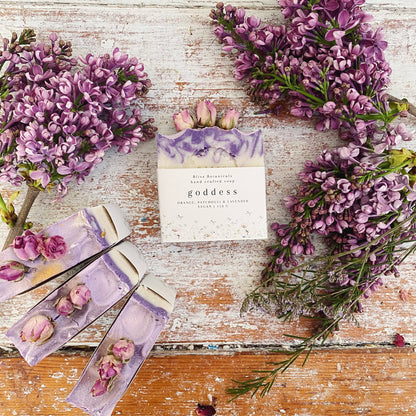 Natural Handcrafted Soap - Goddess Orange, Patchouli & Lavender