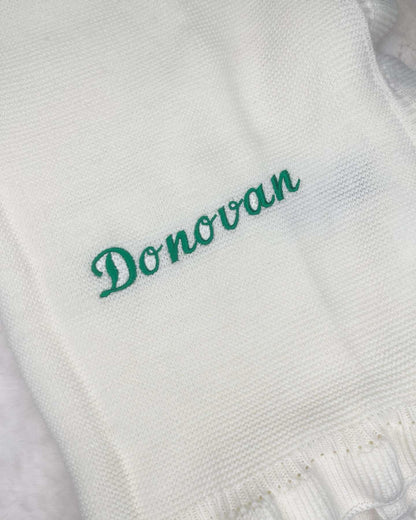 Personalised Embroidery Welcome Home Baby Set