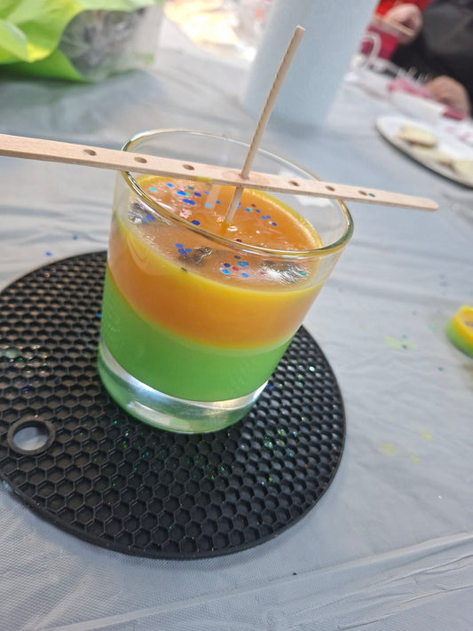 Halloween Duo Colour Candle Making Workshop Saturday 10th October