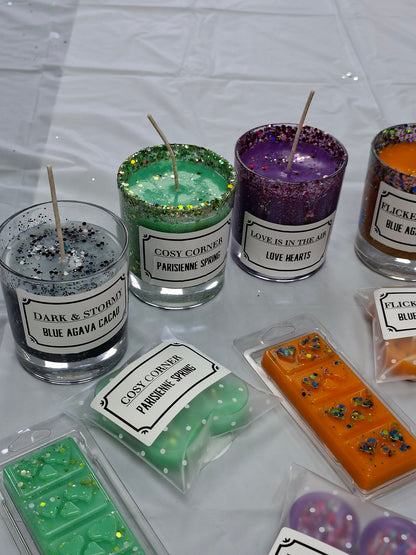 Autumn Glitter Candle Making Workshop Saturday 19th September