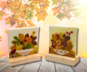 Fused Glass Autumn Panel Workshop Saturday 17th October