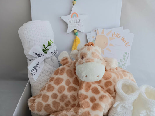 Baby Gift Hamper with Giraffe - Forever After Boutique