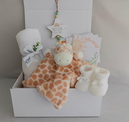 Baby Gift Hamper with Giraffe - Forever After Boutique