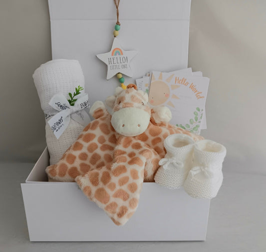 Baby Gift Hamper with Giraffe - Forever After Boutique