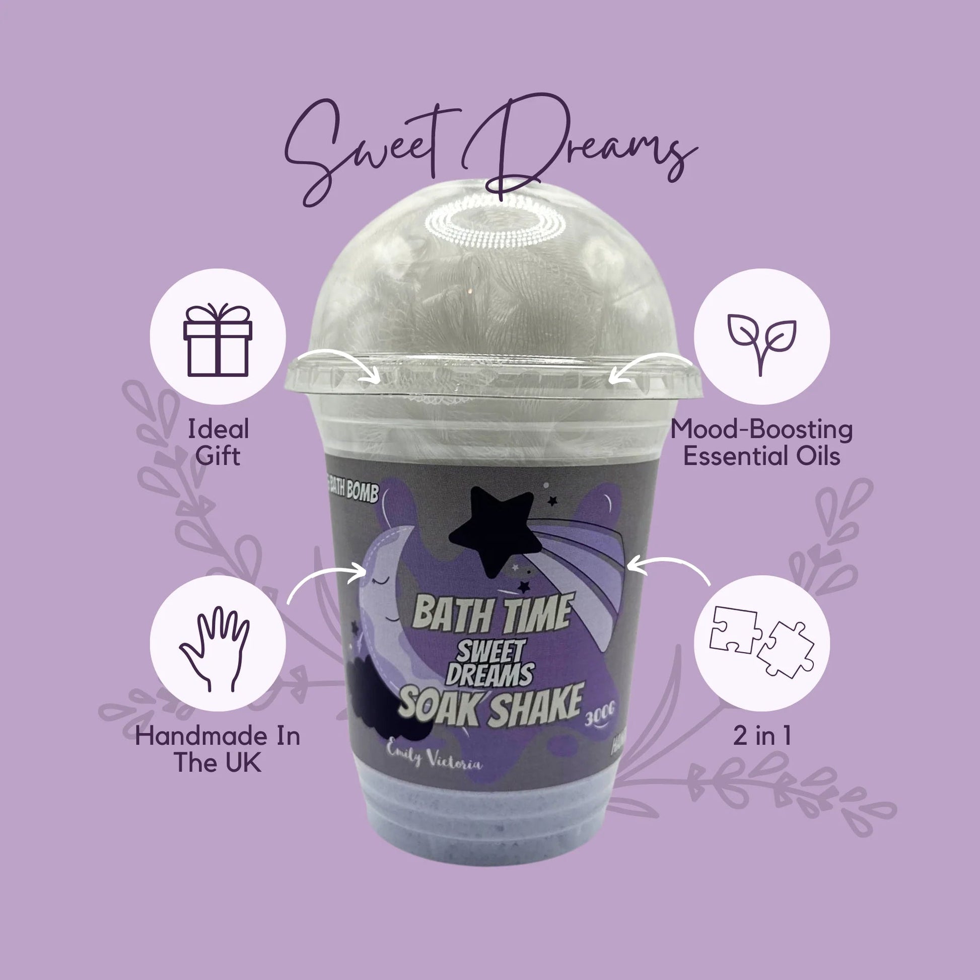 Bath Bomb Smoothie Shake - Sweet Dreams - Forever After Boutique
