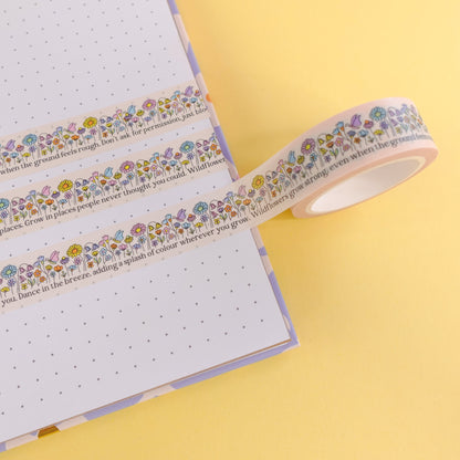 Be a Wildflower Washi Tape