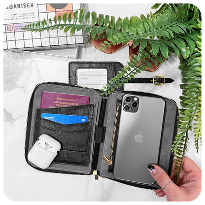 Black Crocodile - Travel Organiser