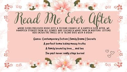 Blind Date with a Book: Genre: Contemporary Fiction | Family Drama | Secrets - Forever After Boutique