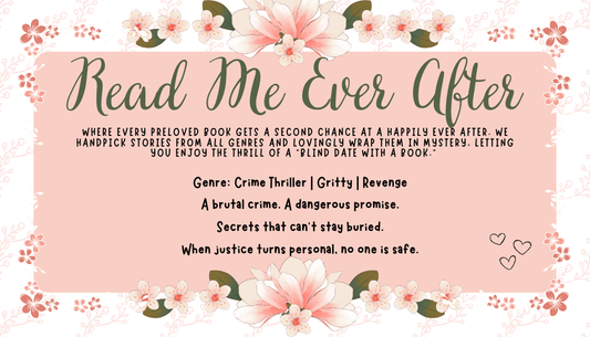 Blind Date with a Book: Genre: Crime Thriller | Gritty | Revenge - Forever After Boutique