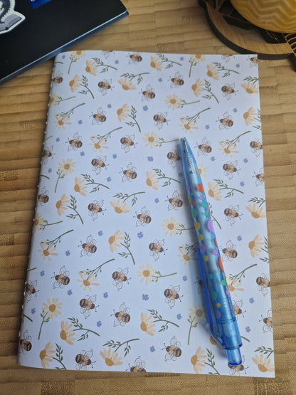Bumblebee Dot Grid Soft Cover Notebook - Forever After Boutique