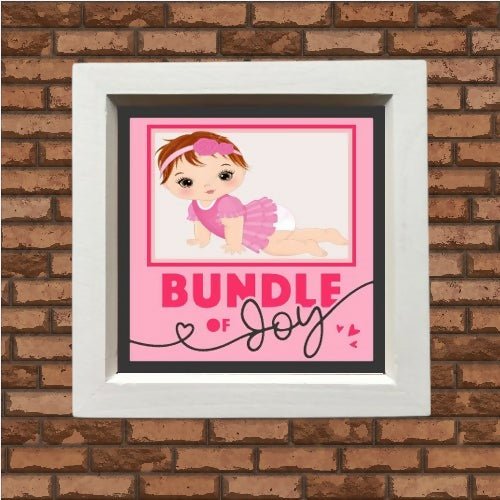 Bundle of joy girl collage picture frame - Forever After Boutique