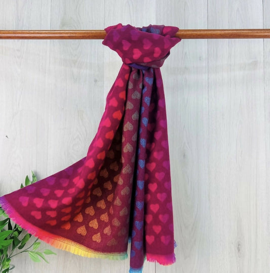 Red Heart Winter Scarf