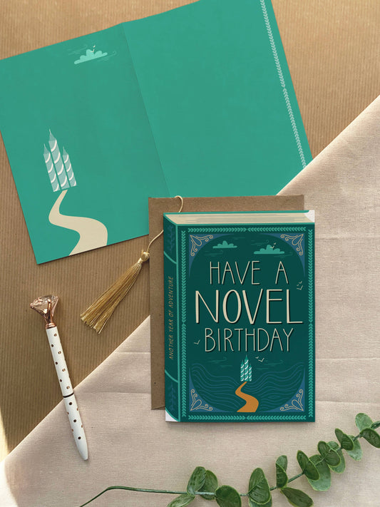 Novel Birthday Card – Wizard of Oz Book Style Greeting Card | Adventure Birthday