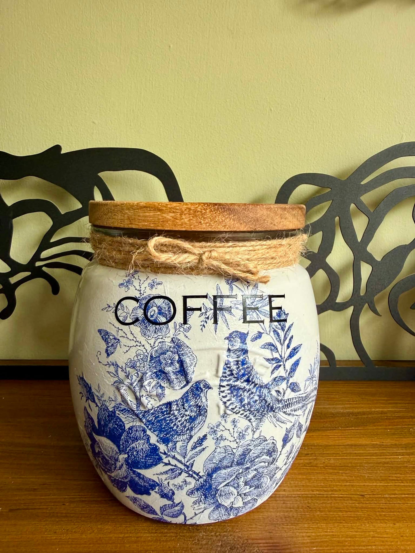 Tea, coffee and sugar canisters | kilner jars | Tea | Coffee | Sugar | Storage Jars | kitchen set