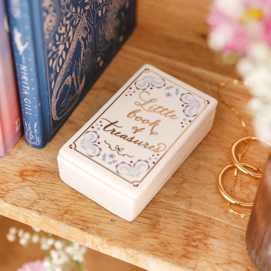 Book Trinket Pot: Little Book of Treasures