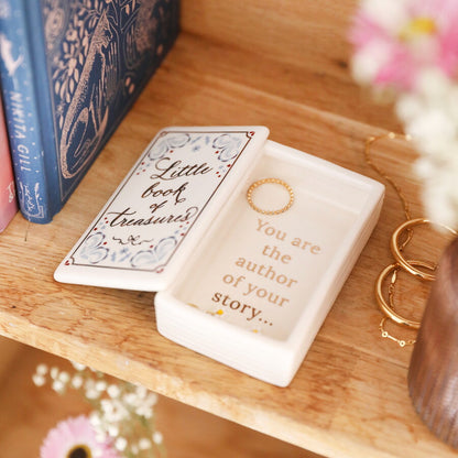 Book Trinket Pot: Little Book of Treasures