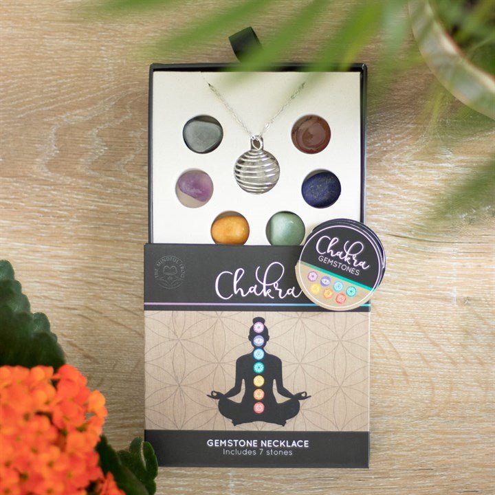 Chakra Gemstone Crystal Necklace Kit – Balance Your Energy in Style! - Forever After Boutique