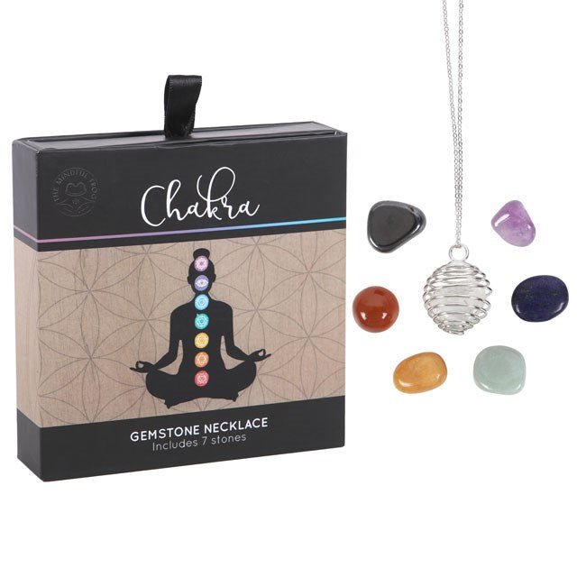 Chakra Gemstone Crystal Necklace Kit – Balance Your Energy in Style! - Forever After Boutique