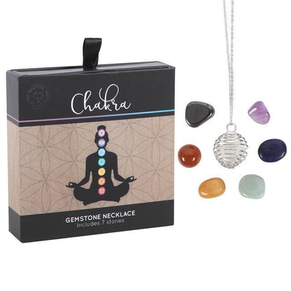 Chakra Gemstone Crystal Necklace Kit – Balance Your Energy in Style! - Forever After Boutique