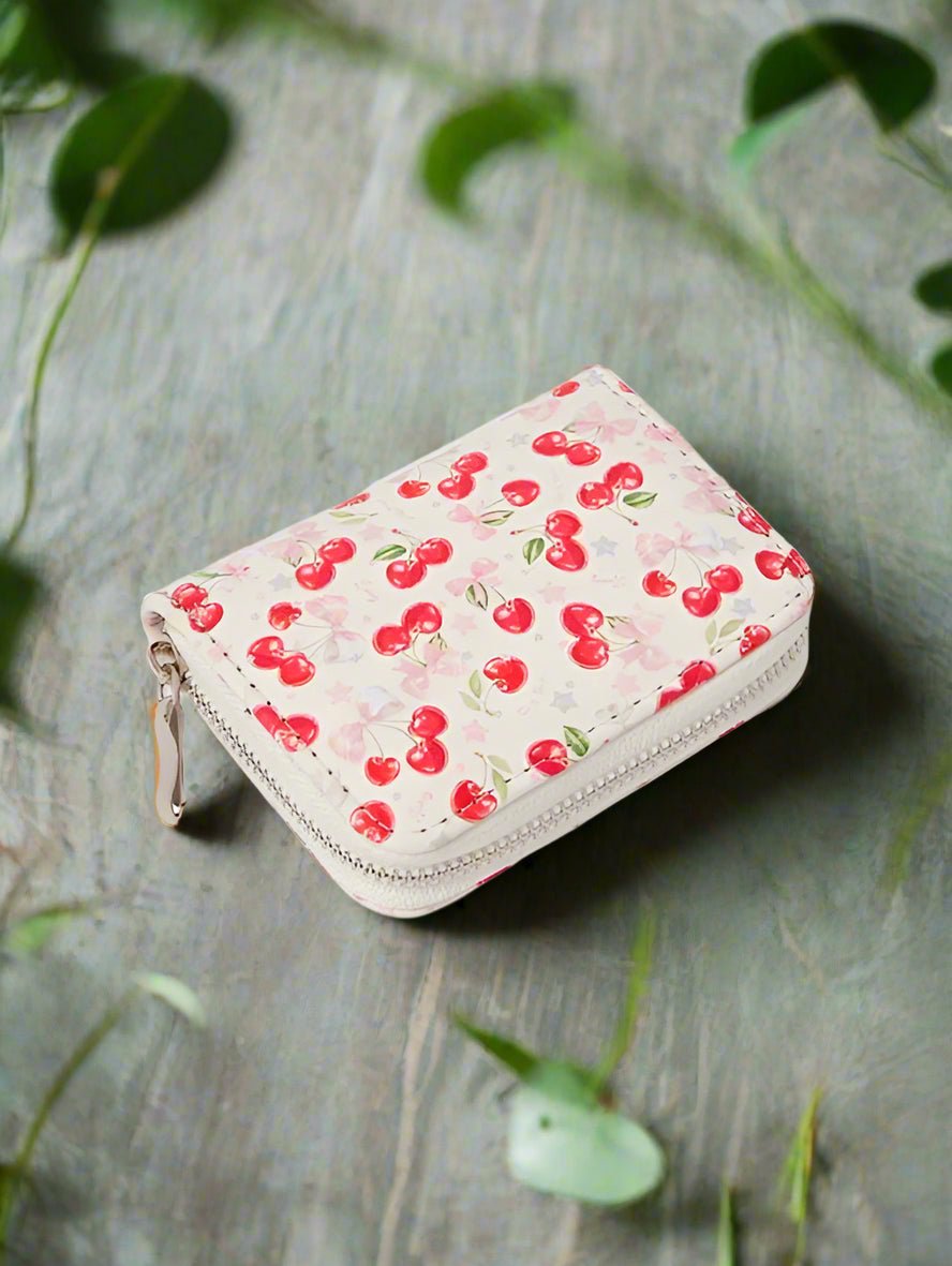 🍒 Cherry Wallet - Stylish Compact Coin Purse 🍒 - Forever After Boutique