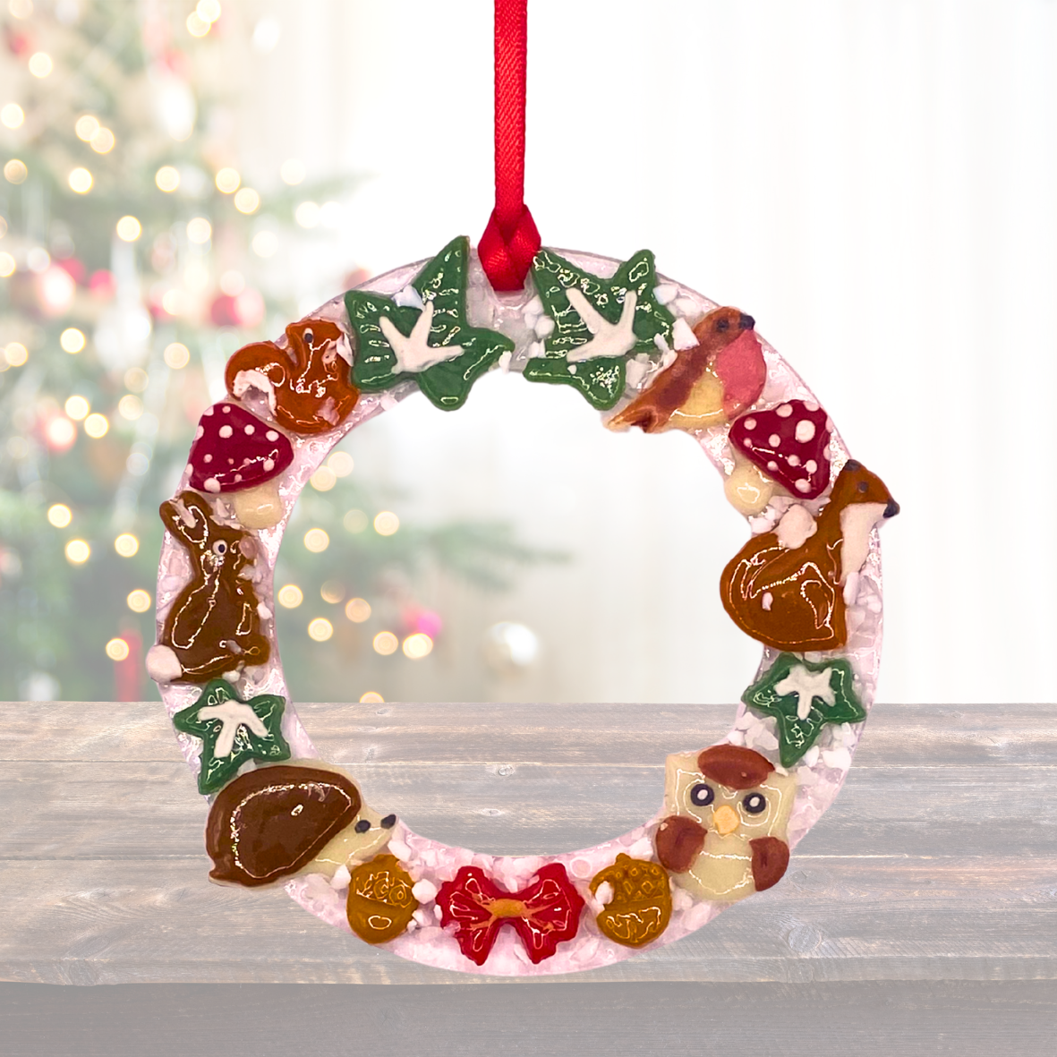 Fused Glass Christmas wreath Workshop Saturday 7th November