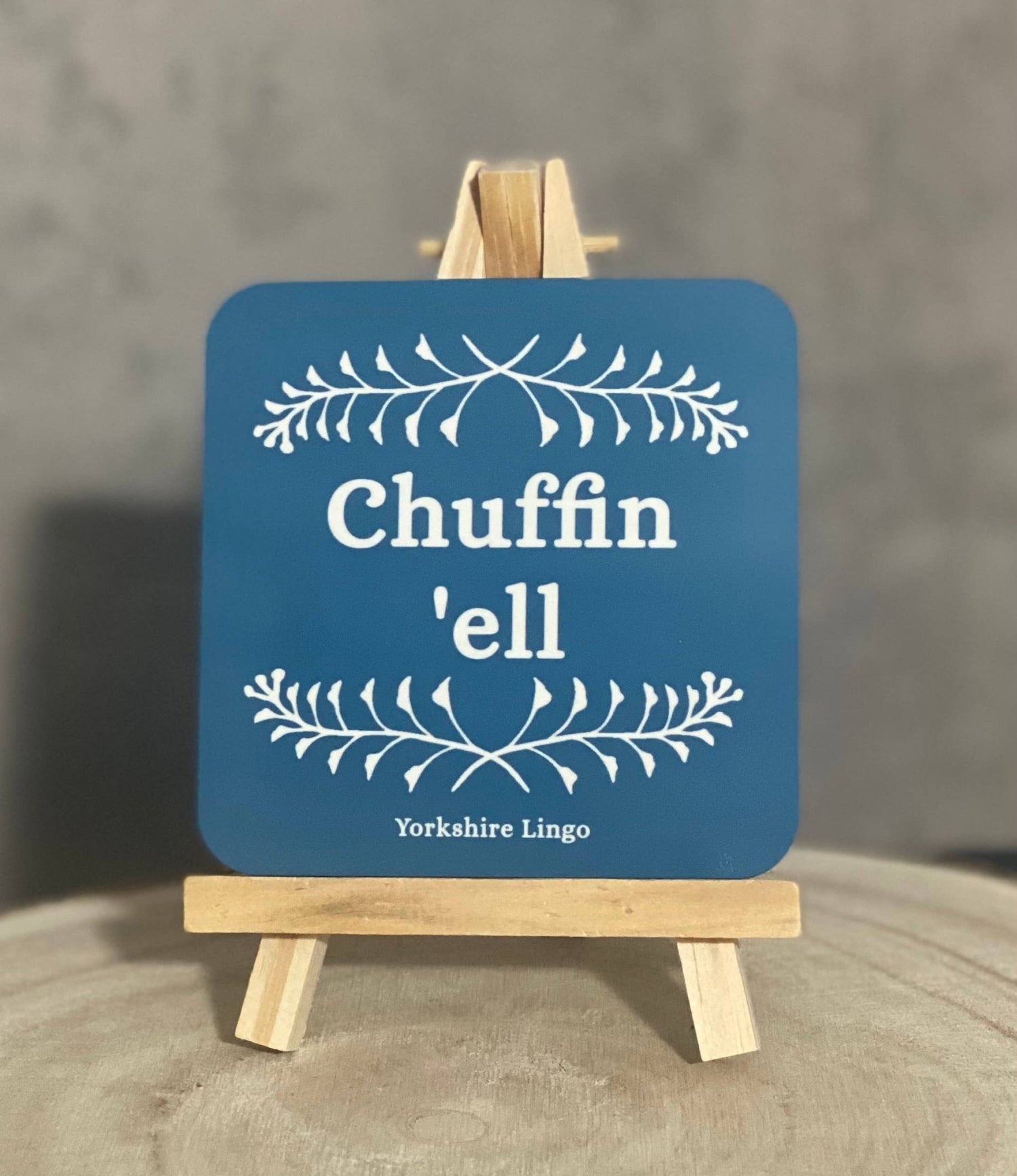 Chuffin’ ’ell – Yorkshire Coaster - Forever After Boutique
