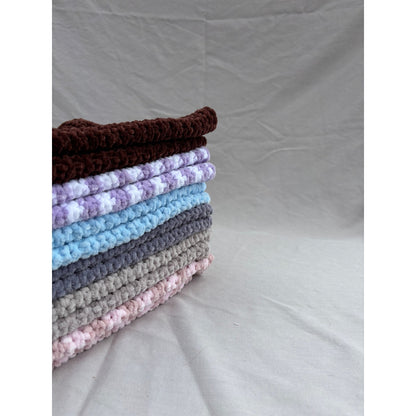 Chunky baby blanket – Handmade in Neutral Tones