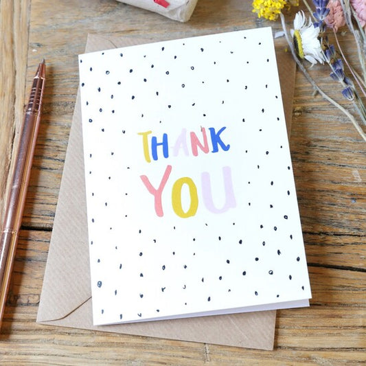 'Thank You' Greeting Card