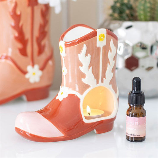 Cowboy Boot Oil Burner & Wax Warmer - Forever After Boutique