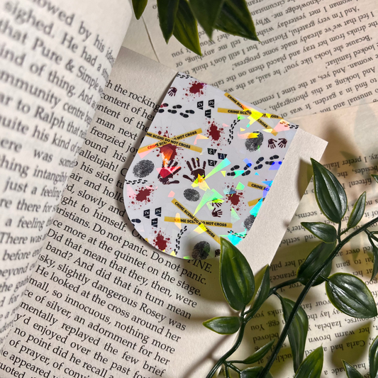 Crime Scene Magnetic Bookmark