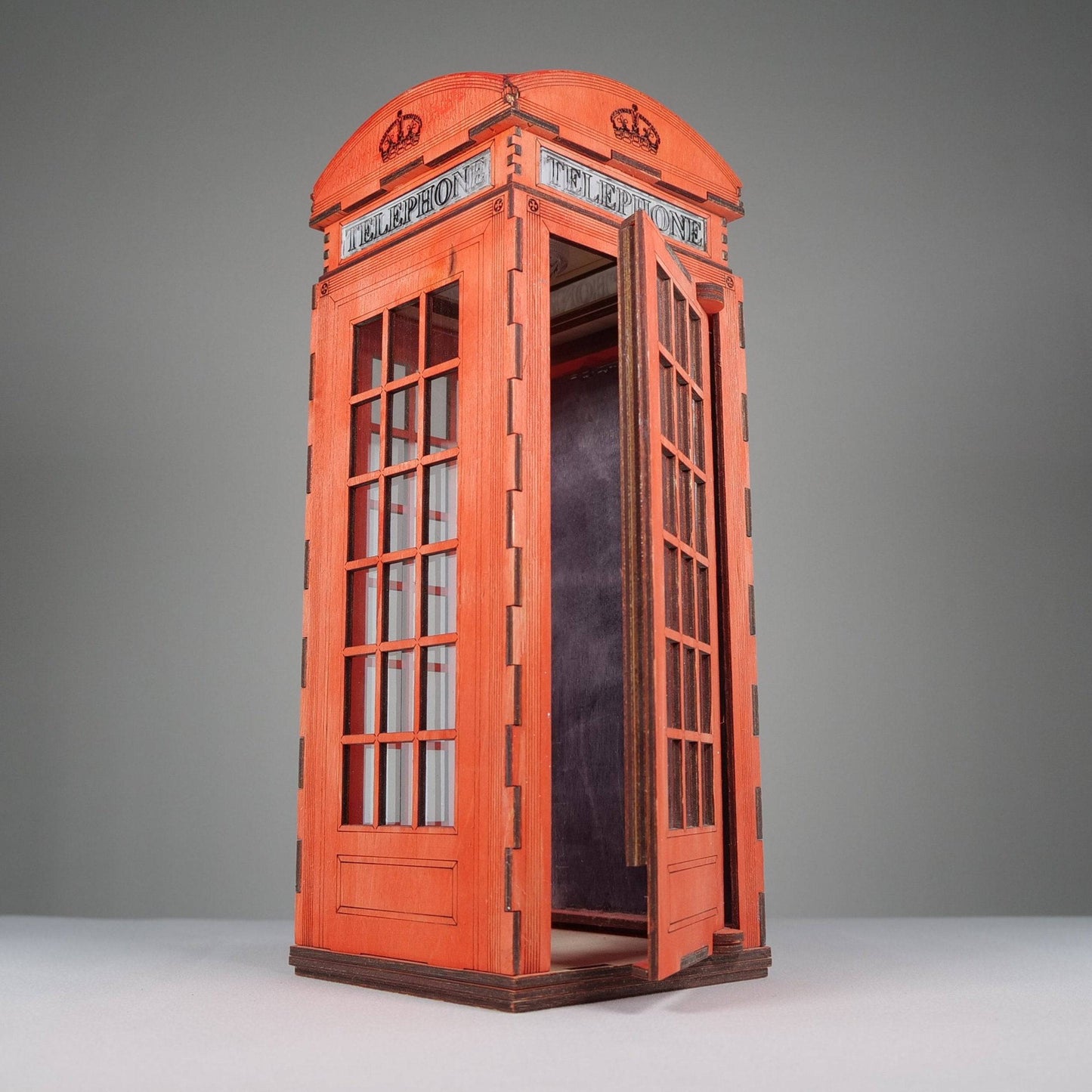 Telephone Box Lamp - Flatpack Model Kit by Curious Rabbit ®