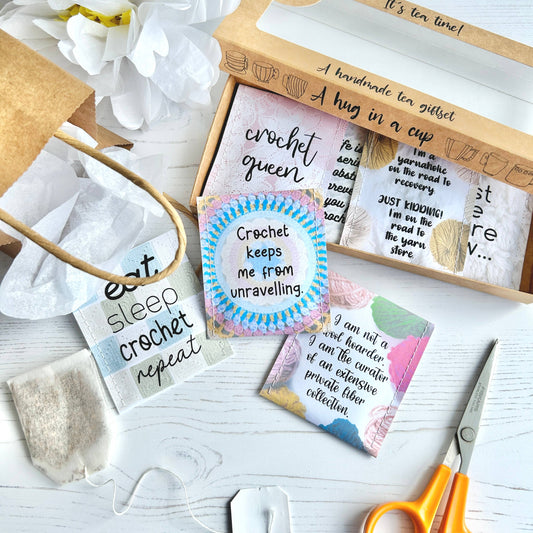 Crochet Gift Set: English Breakfast Tea