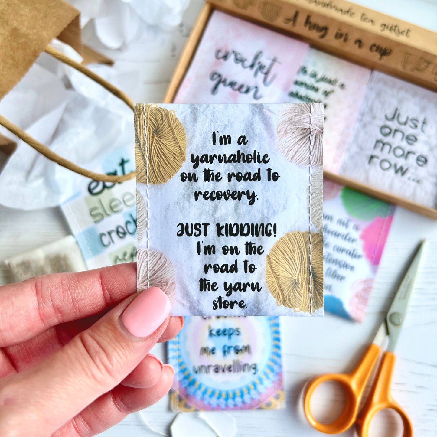 Crochet Gift Set: English Breakfast Tea