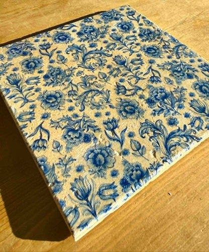 Natural Stone Placemat & Coaster Set (2–8) | Handmade Heat Resistant