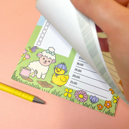 A5 Daily Planner Pad - Beautiful Things Will Bloom