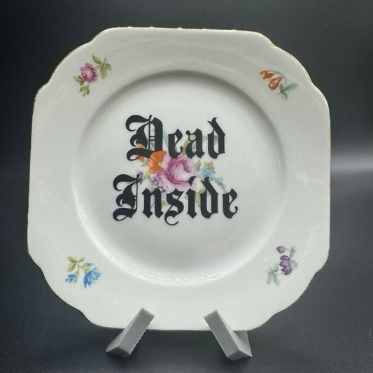 Dead Inside Plate - Forever After Boutique