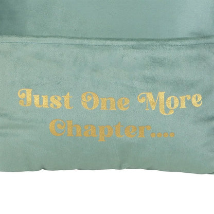 Cushion with Book Pocket: Just One More Chapter