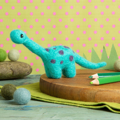 Diplodocus Dinosaur Needle Felting Kit for Beginners