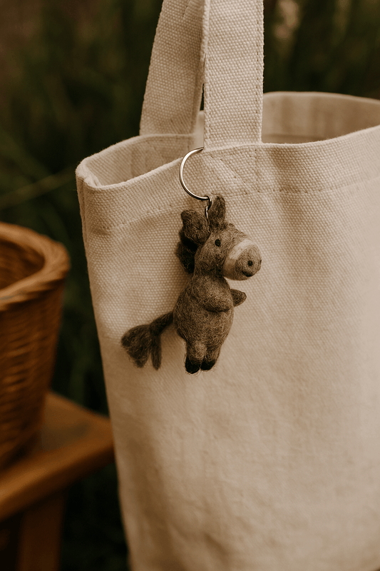 Donkey keyring/bag charm - Forever After Boutique