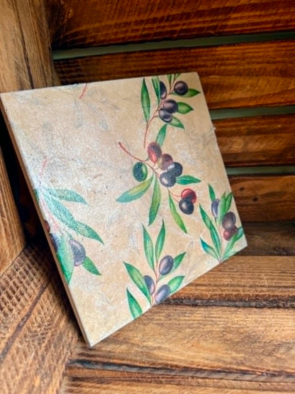 Handmade Stone placemat/ Trivet/ Worktop saver/ Natural stone placemats