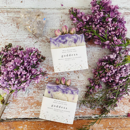 Natural Handcrafted Soap - Goddess Orange, Patchouli & Lavender