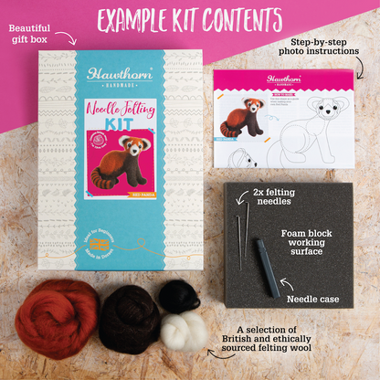 Fox Needle Felting Kit for Beginners