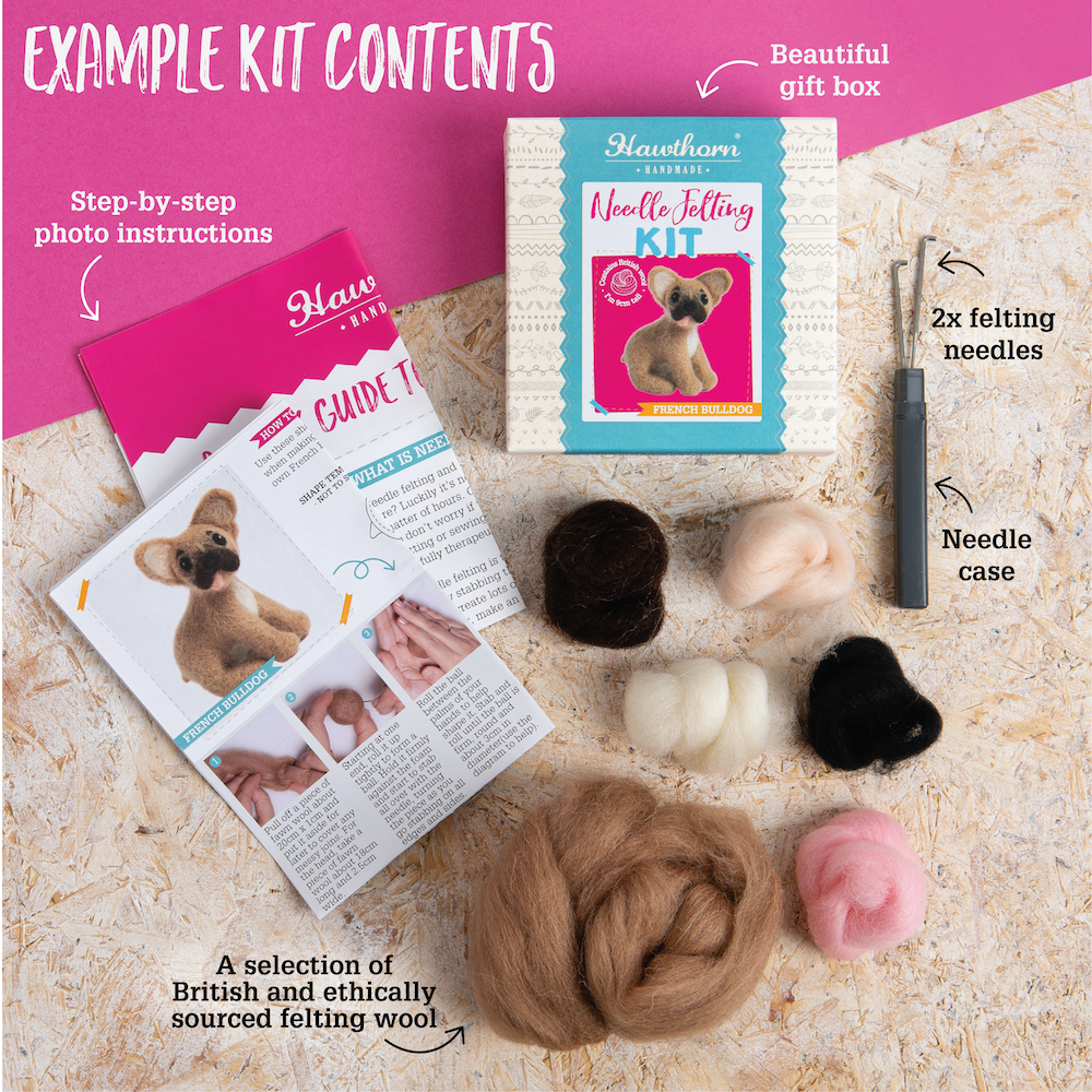 Alpaca Needle Felting Kit for Beginners