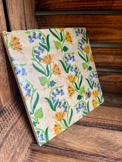 Handmade Stone placemat/ Trivet/ Worktop saver/ Natural stone placemats