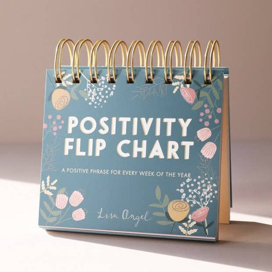 Floral Weekly Positivity Flip Chart - Forever After Boutique