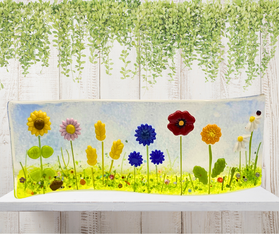 Fused Glass Floral Wave Workshop – Make Your Own Blooming Glass Art Saturday, 21st Feb